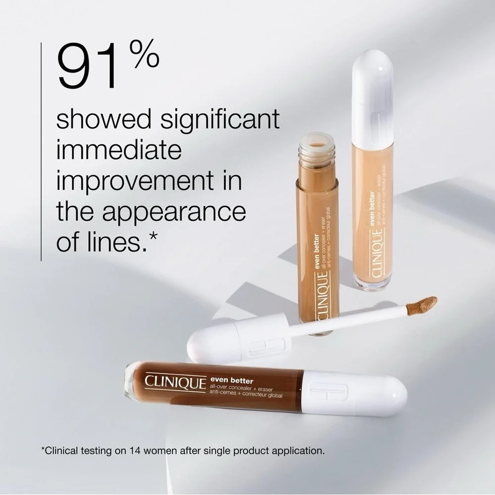 🆕 CLINIQUE Even Better All-Over Concealer + Eraser CN 62 Porcelain Beige